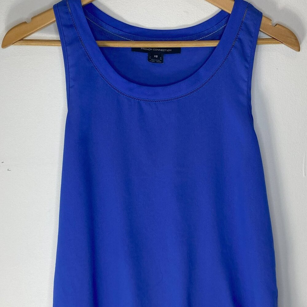 French Connection, Sleeveless top, electric blue, Size XS